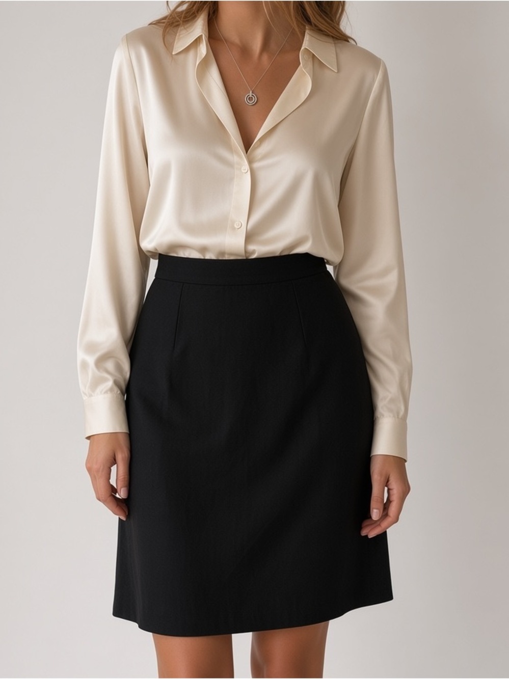 Classic vintage Tina Hagen Black Women’s Pencil Skirt